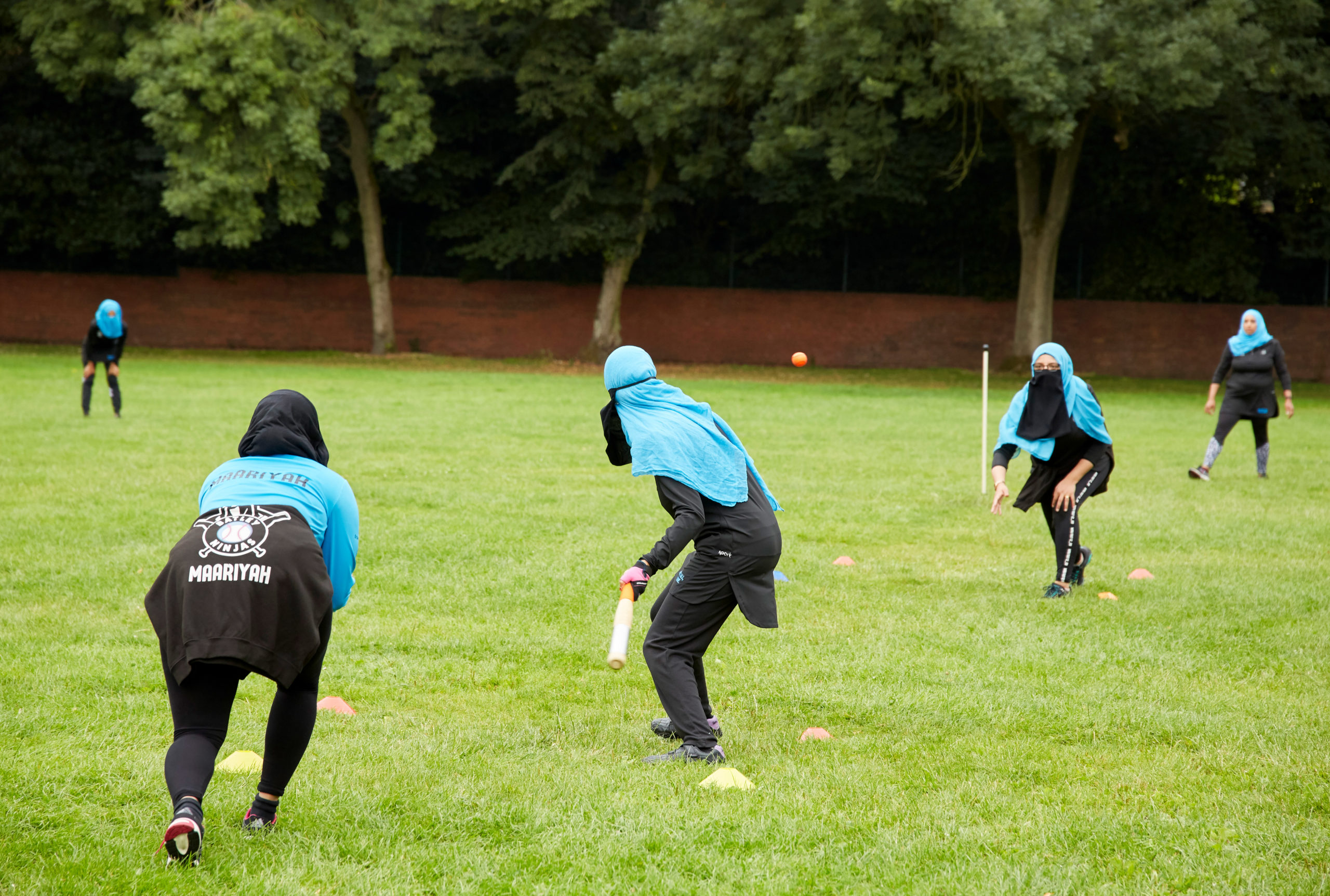 glorious batley ninjas playing rounders