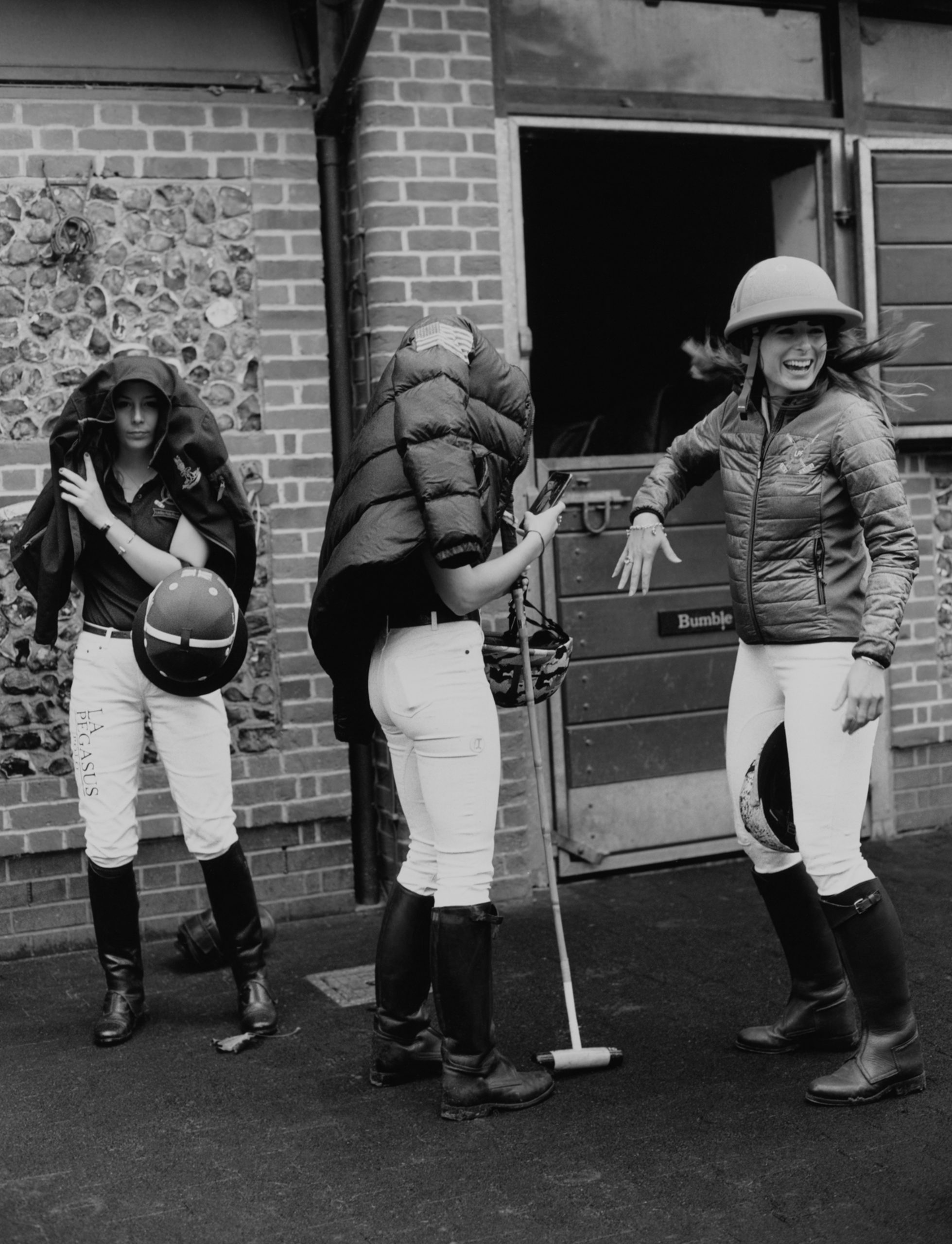 glorious polo coco capitan girls laughing outside