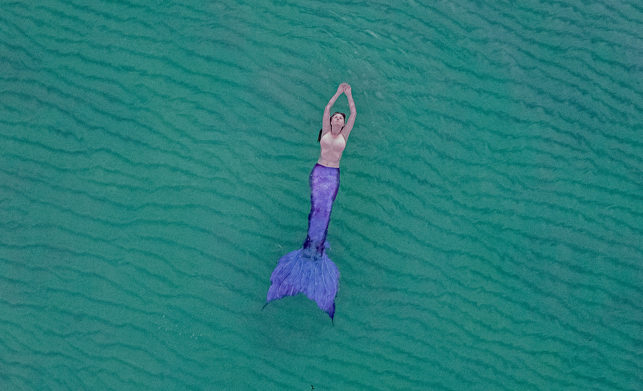 glorious st ives mermaid drone