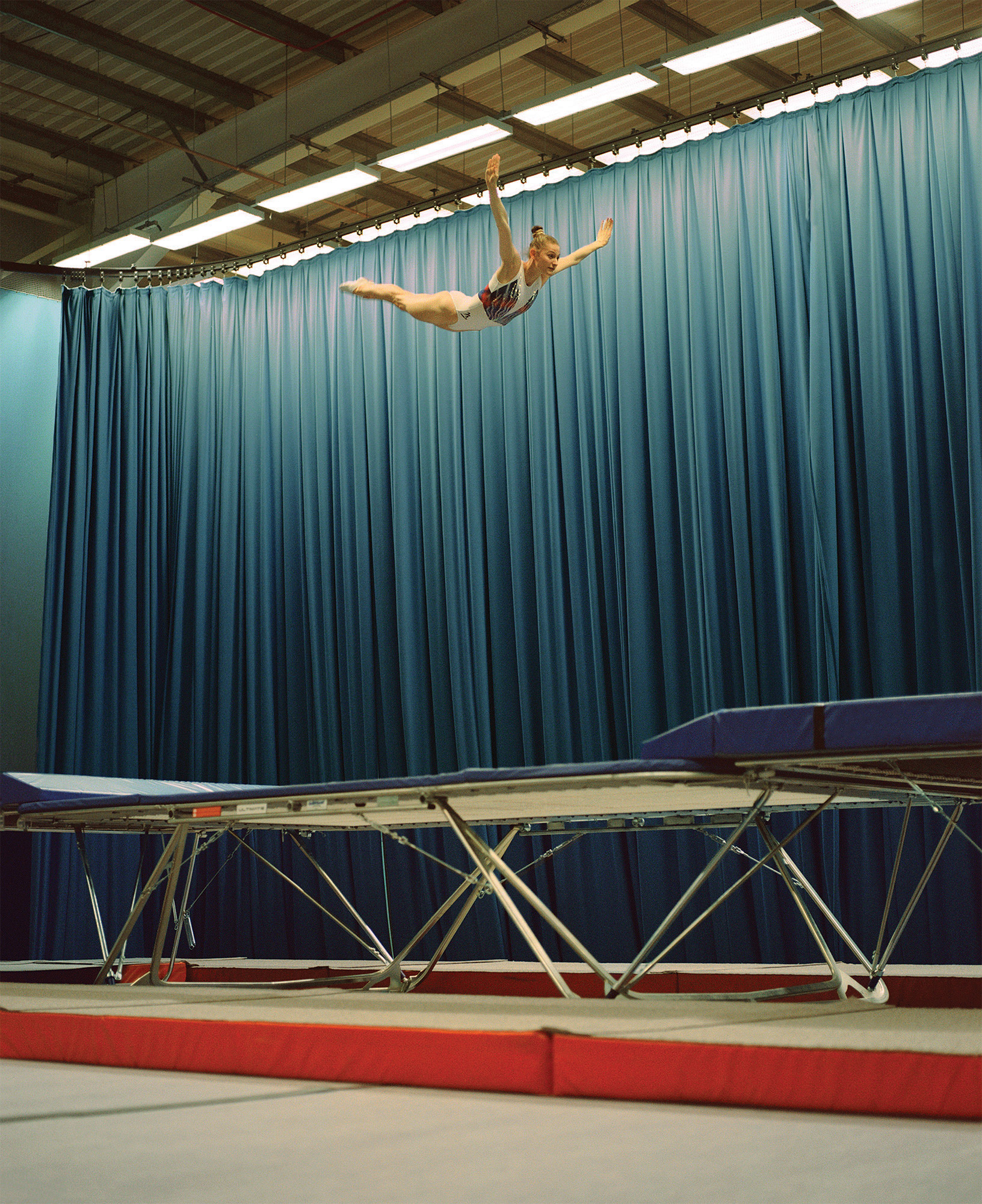 glorious rachel louise brown bryony page trampolinist training