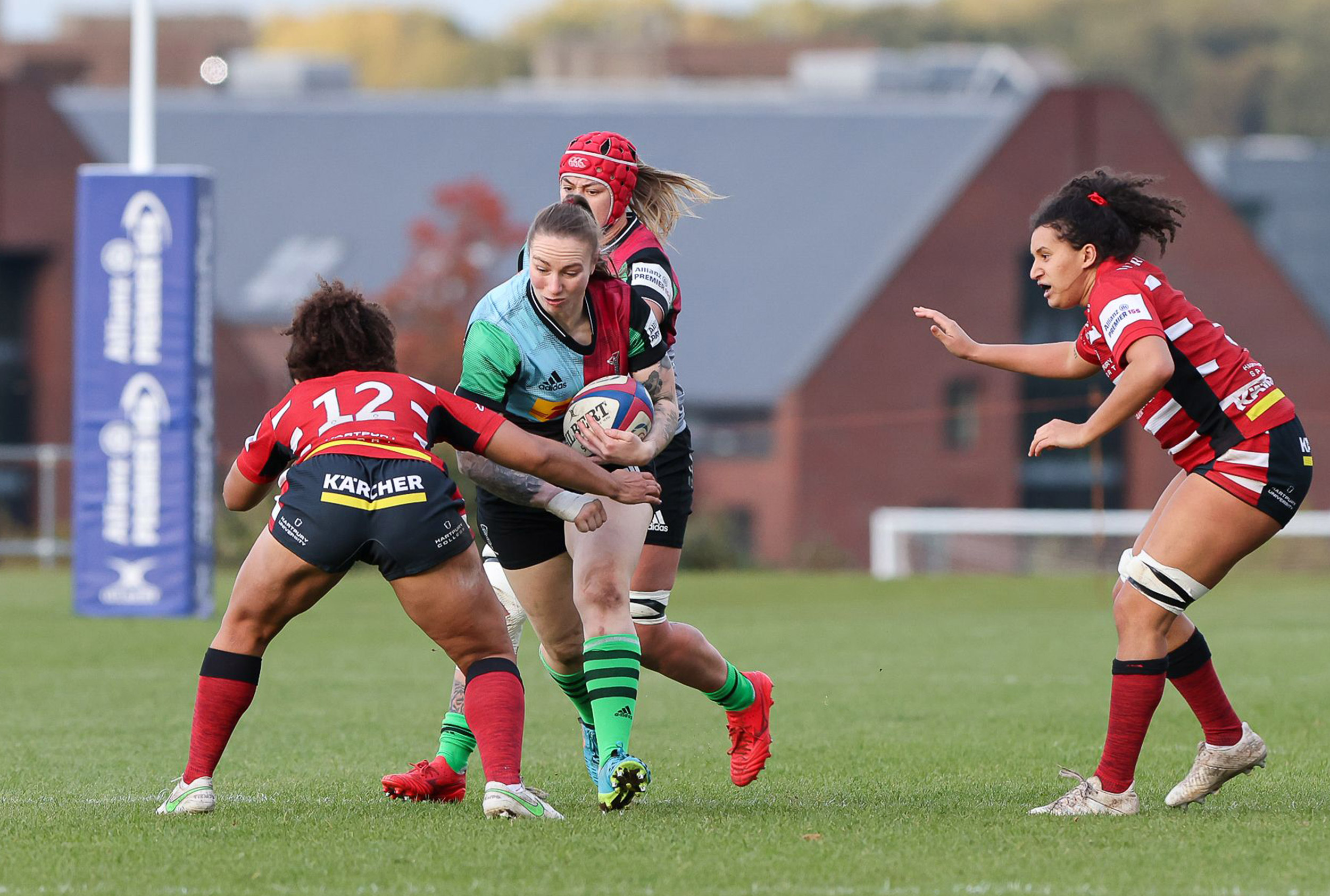 glorious day of two halves jade konkel rugby playing with women team female match